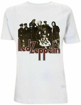 Camiseta de manga corta Led Zeppelin Camiseta de manga corta Led Zeppelin LZ II Hombre Blanco S - 1