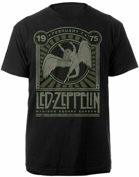T-shirt Led Zeppelin T-shirt Madison Square Garden 1975 Homme Black L - 1
