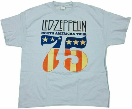 Skjorte Led Zeppelin Skjorte North American Tour Blue S - 1