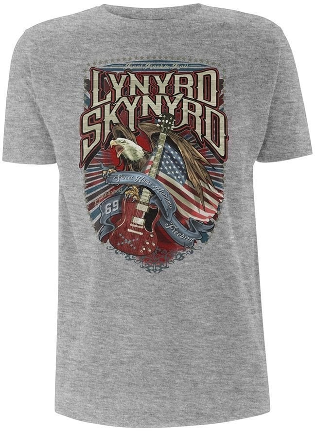 Tričko Lynyrd Skynyrd Tričko Sweet Home Alabama Pánské Grey L