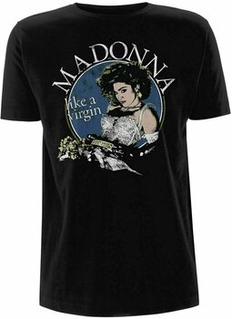 T-shirt Madonna T-shirt Like A Virgin Homme Noir S - 1