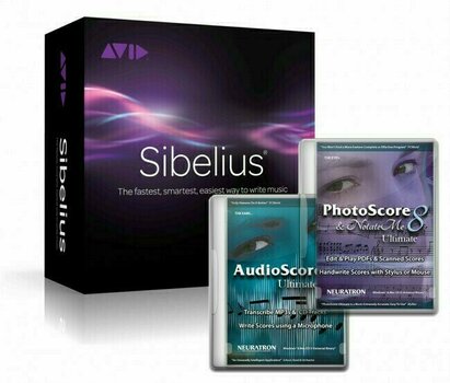 Programvara för poängsättning AVID Sibelius + PhotoScore & NotateMe Ultimate 8 & AudioScore Ultimate 8 - 1