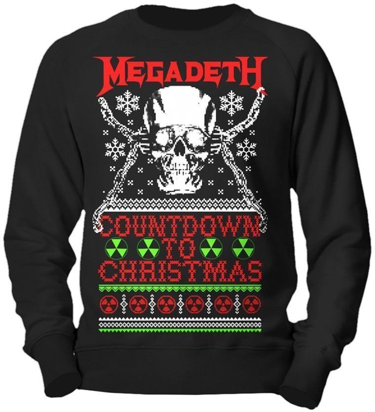 Sudadera Megadeth Sudadera Countdown To Christmas Negro XL