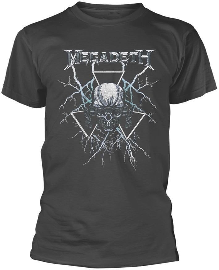 Camiseta de manga corta Megadeth Camiseta de manga corta Elec Vic Negro XL