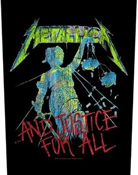 Zakrpa, naljepnica, značka Metallica And Justice For All Zakrpa za šivanje - 1