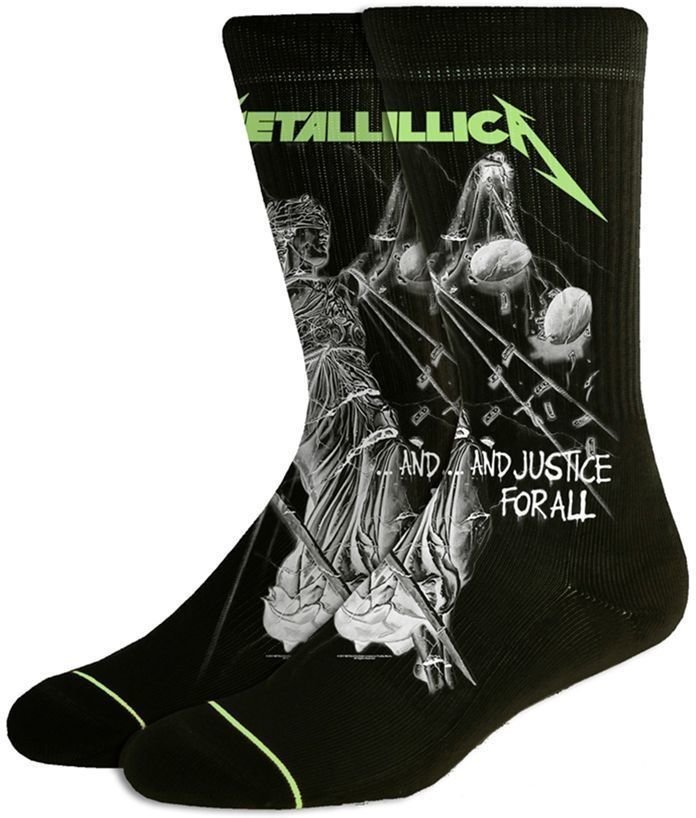 Chaussettes Metallica Chaussettes And Justice For All Black 38-42