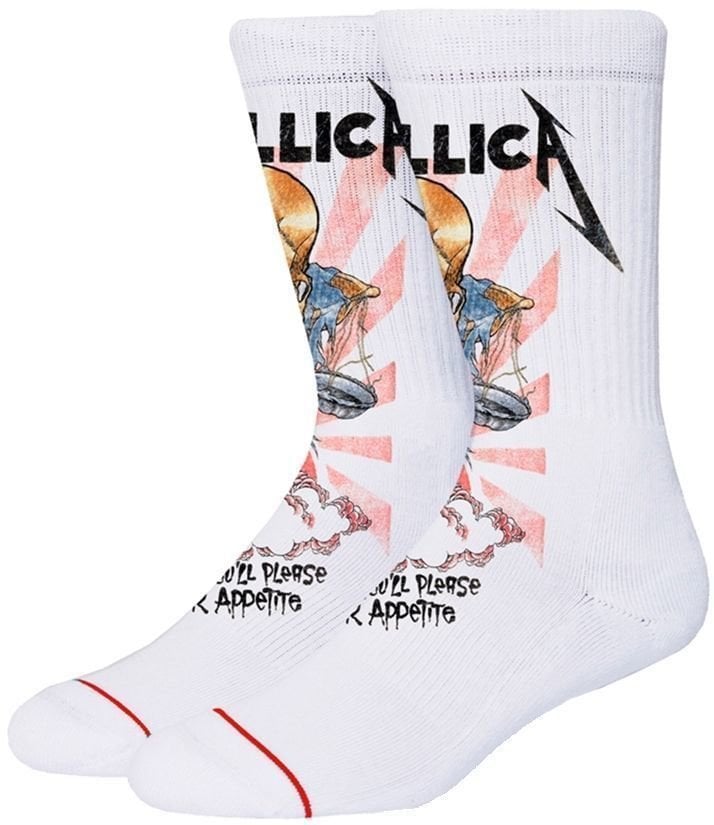 Socks Metallica Socks And Justice For All Pushead White 43-46