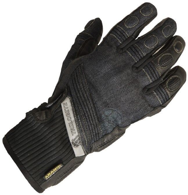 Motoristične rokavice Trilobite 1840 Parado Black L Motoristične rokavice