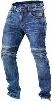 Motorcycle Jeans Trilobite 1665 Micas Urban Blue W44/L32 Motorcycle Jeans - 1