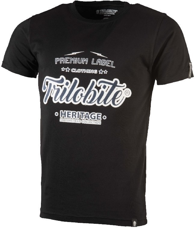 T-shirt Trilobite 1831 Heritage Sort 2XL T-shirt
