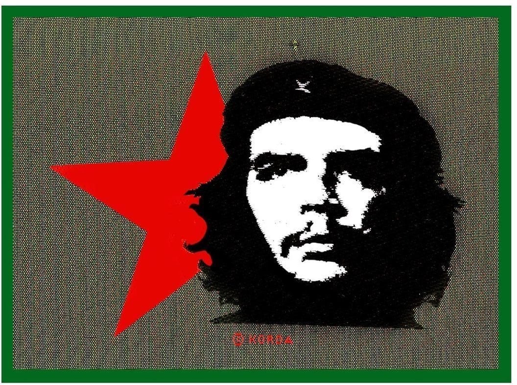 Patch, Sticker, badge Che Guevara Star Sew-On Patch