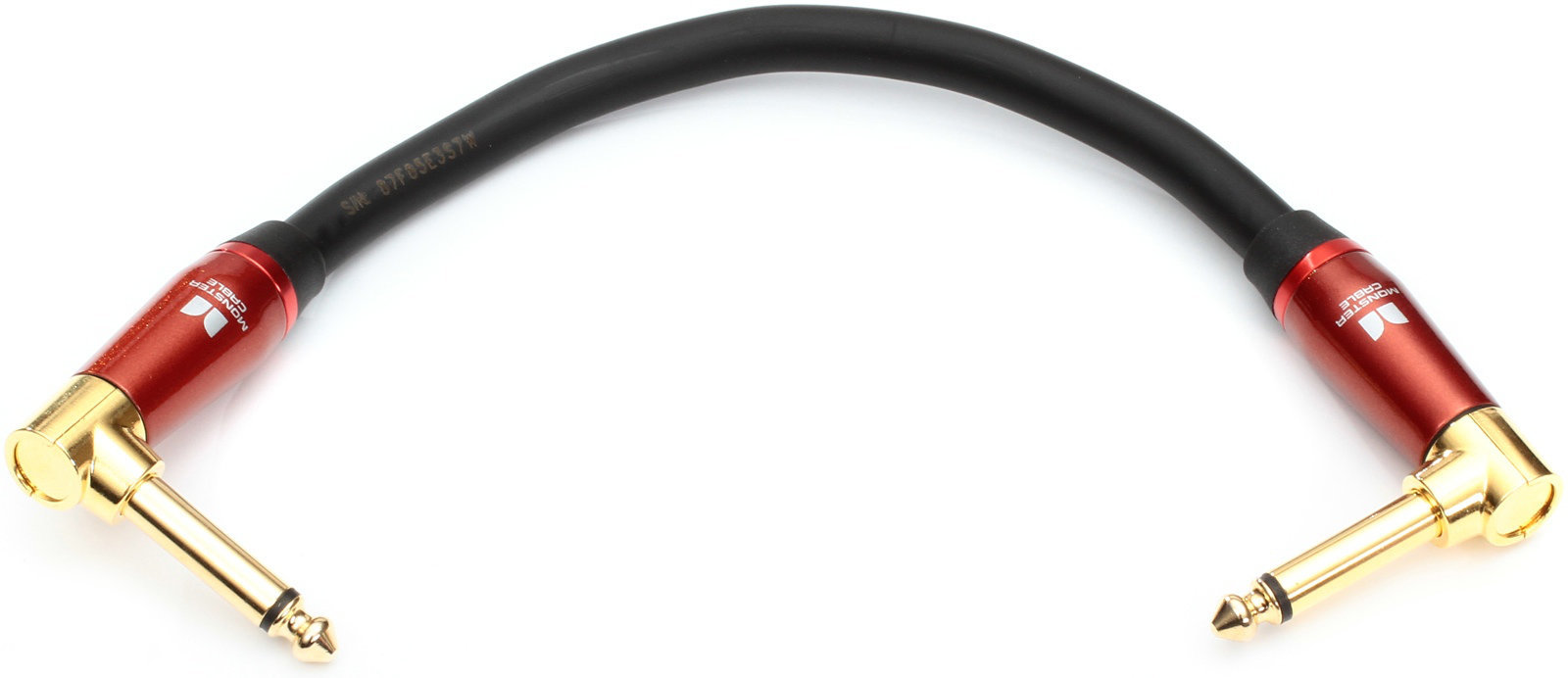 Adapter/patchkabel Monster Cable Accoustic 0,75DA 0,2 m Svart 20 cm Vinklad-vinklad