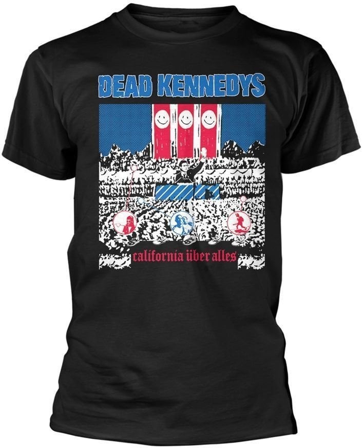 T-shirt Dead Kennedys T-shirt California Uber Alles Masculino Black L