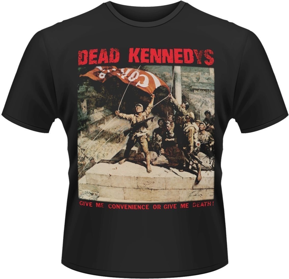 T-shirt Dead Kennedys T-shirt Convenience Or Death Black M