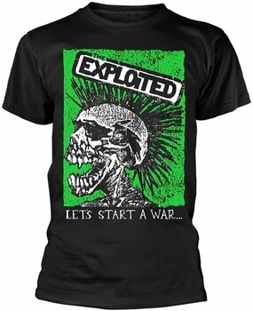 Риза The Exploited Риза Let's Start A War Мъжки Black M - 1