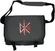Music bag Dead Kennedys Distressed Logo Tote Bag Black-Grey