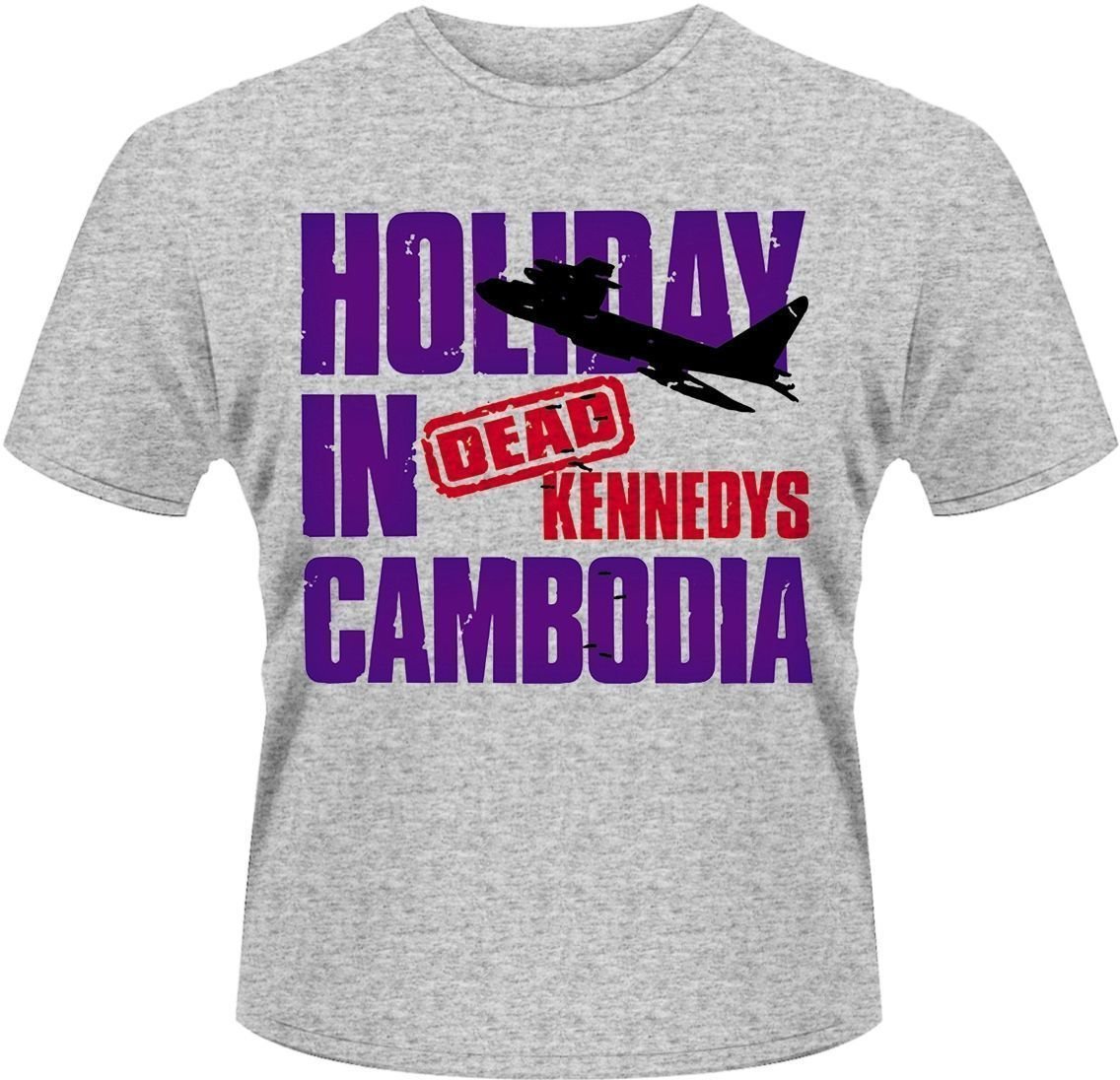 T-Shirt Dead Kennedys T-Shirt Holiday In Cambodia Herren Grey XL