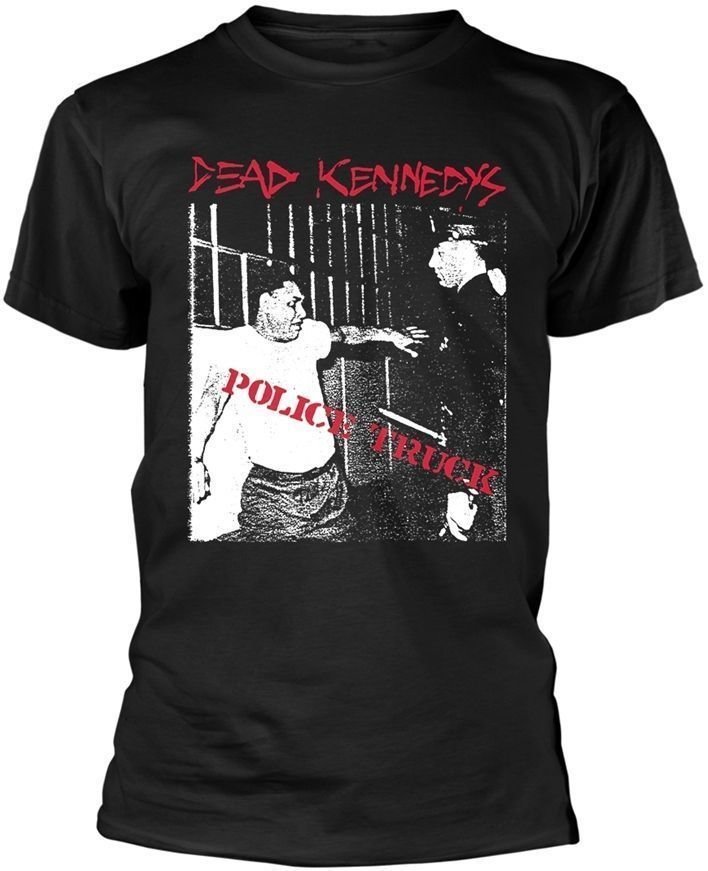 Skjorta Dead Kennedys Police Truck Black 2XL Skjorta