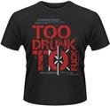 Dead Kennedys Too Drunk To Fuck Black M T-särk