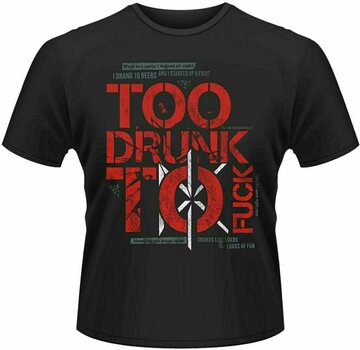 T-Shirt Dead Kennedys T-Shirt Too Drunk To Fuck Male Black XL - 1