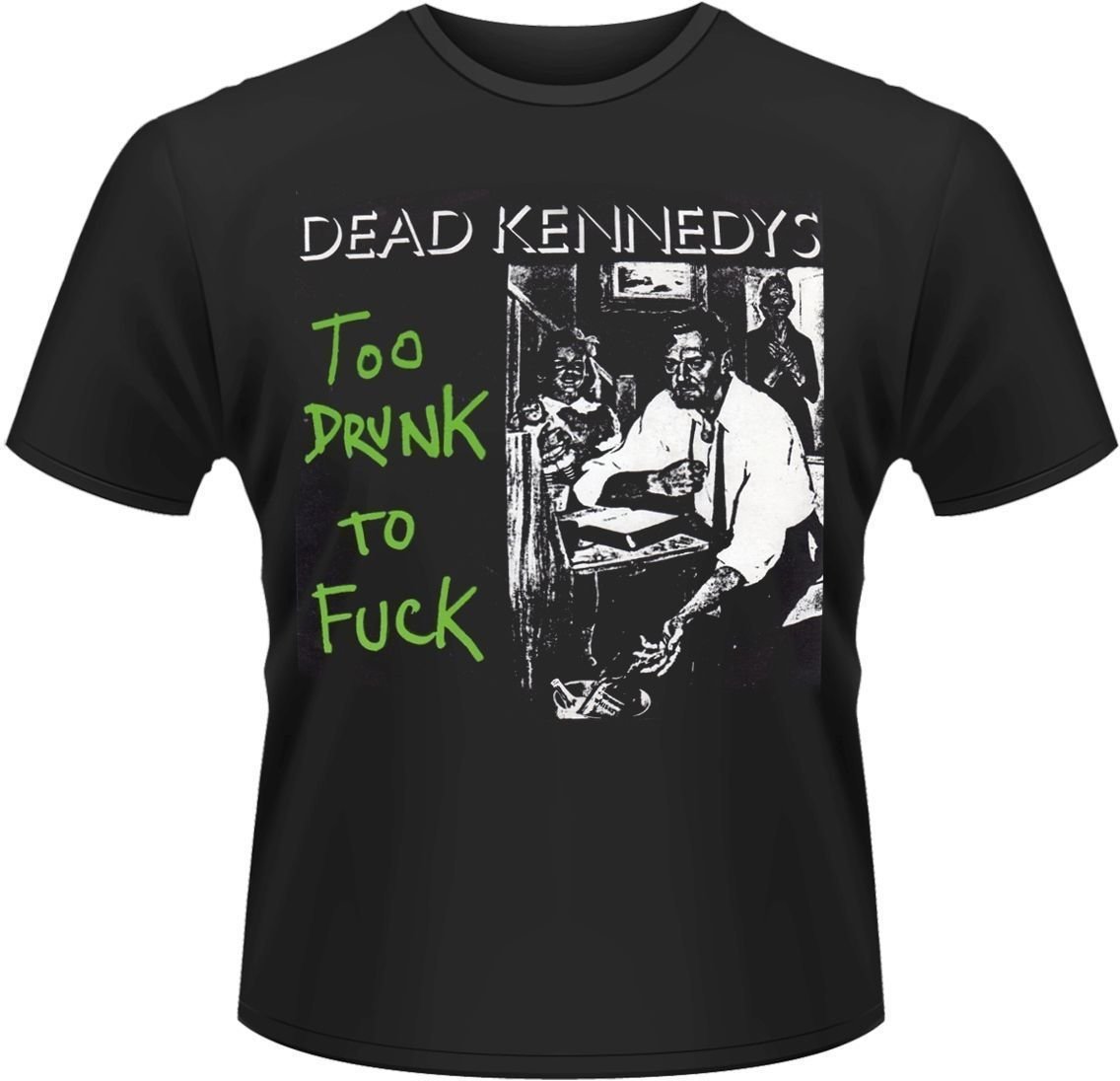 T-shirt Dead Kennedys T-shirt Too Drunk To Fuck (Single) Masculino Black M