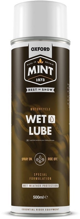 Motorcycle Maintenance Product Oxford Mint Wet Weather Lube 500ml