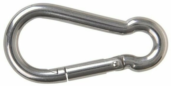 Karabína Osculati Carabiner hook polished Stainless Steel 4 mm - 1