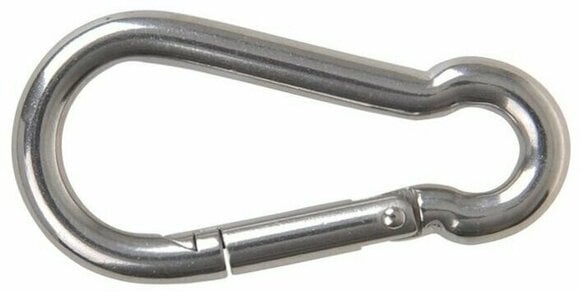 Καραμπίνερ Osculati Carabiner hook polished Stainless Steel 6 mm - 1
