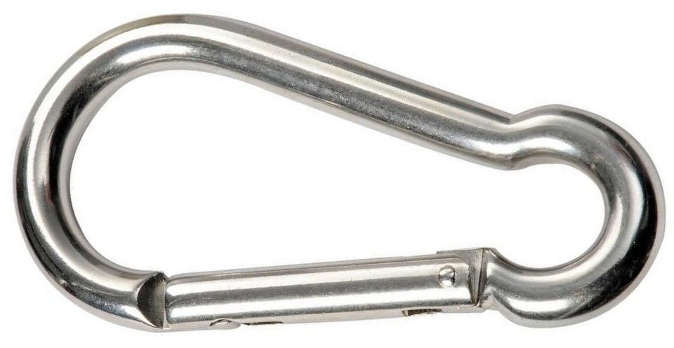 Karabiner Osculati Carabiner hook with flush closure Stainless Steel 12 mm