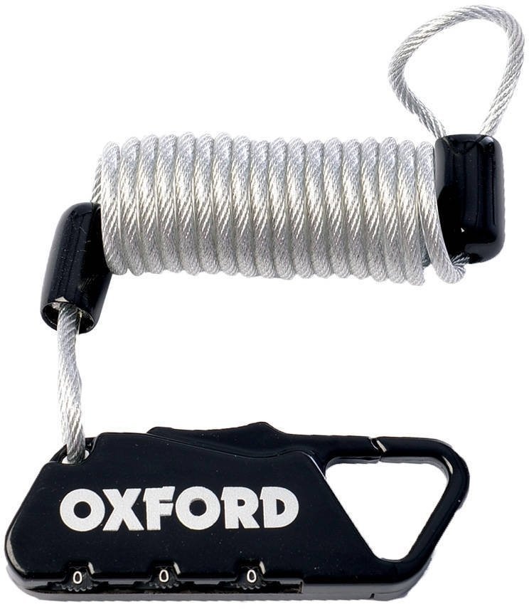 Oxford Pocket Lock Čierna Zámok na motorku