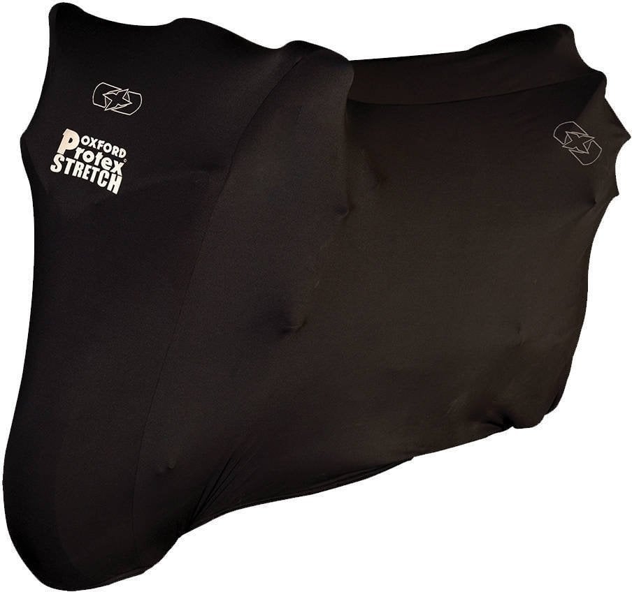 Moto cerada Oxford Protex Stretch Indoor Premium Stretch-Fit Cover Black M