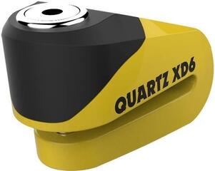 Oxford Quartz Alarm XD6 disc lock (6mm pin) Yellow/Black