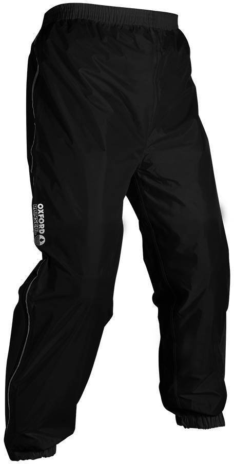 Moto dežne hlače Oxford Rainseal Over Pants Črna 4XL