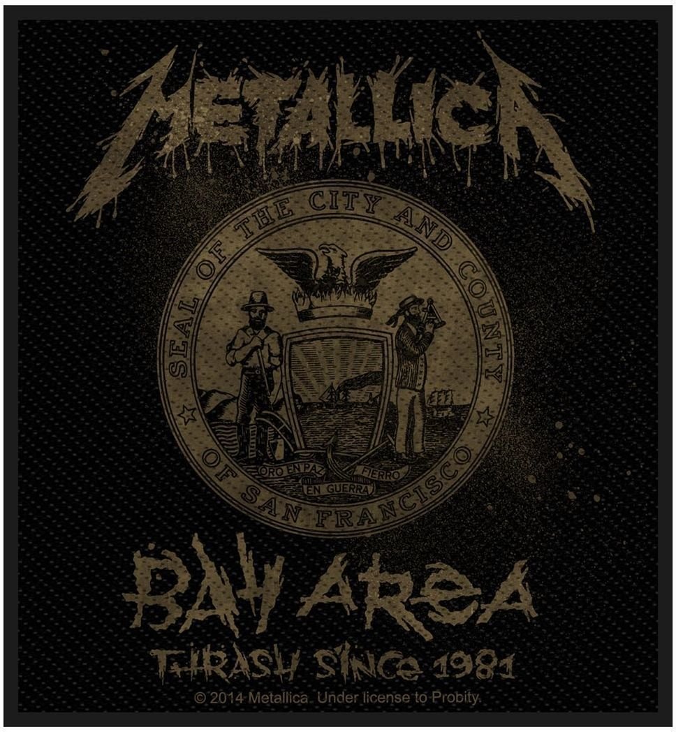 Patch / Badge Metallica Bay Area Thrash Patch à coudre