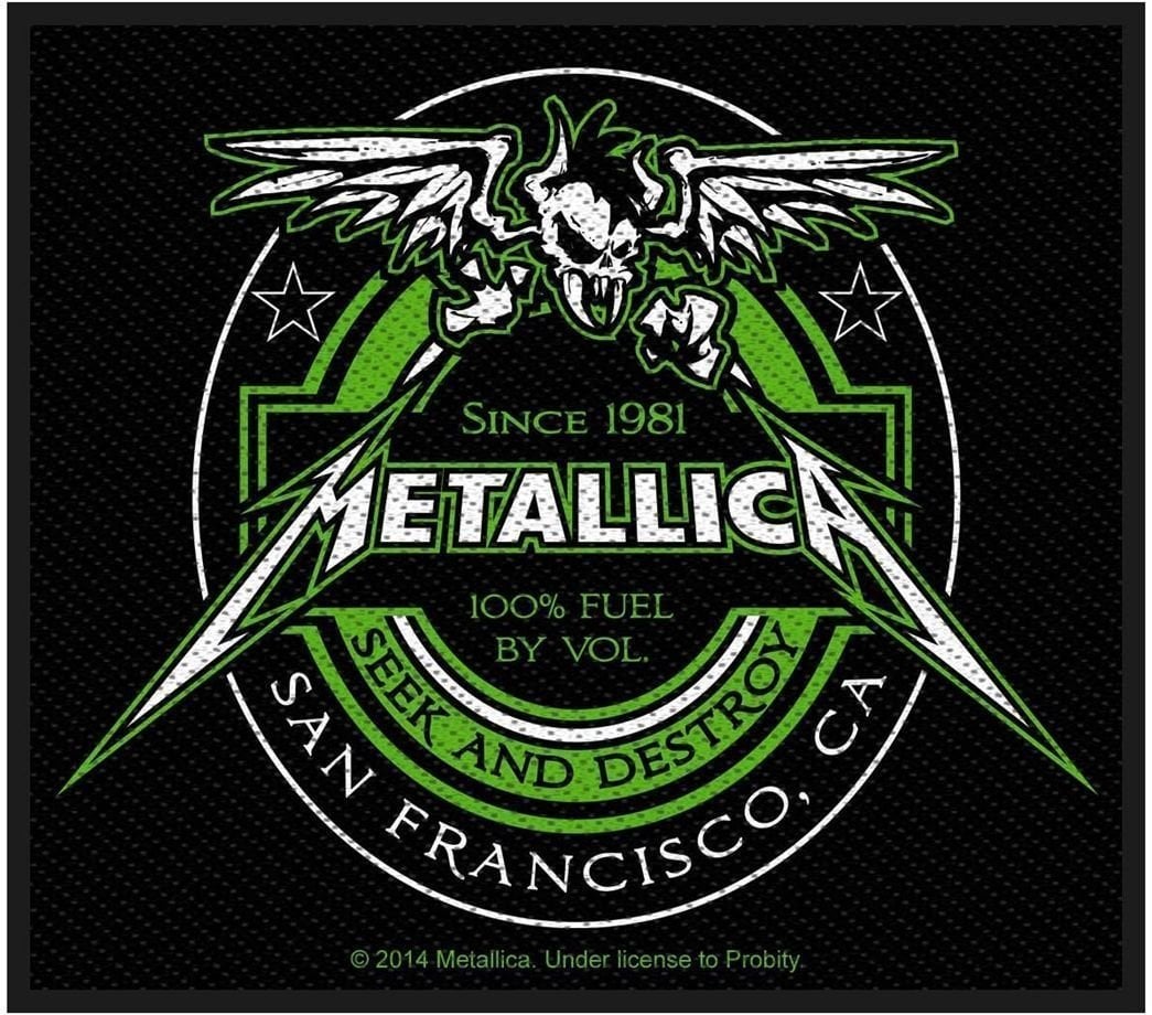 Patch Metallica Beer Label Patch