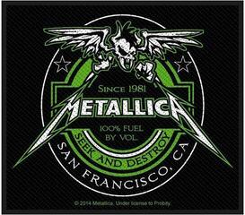 Petice / Insigna Metallica Beer Label Petic cusut