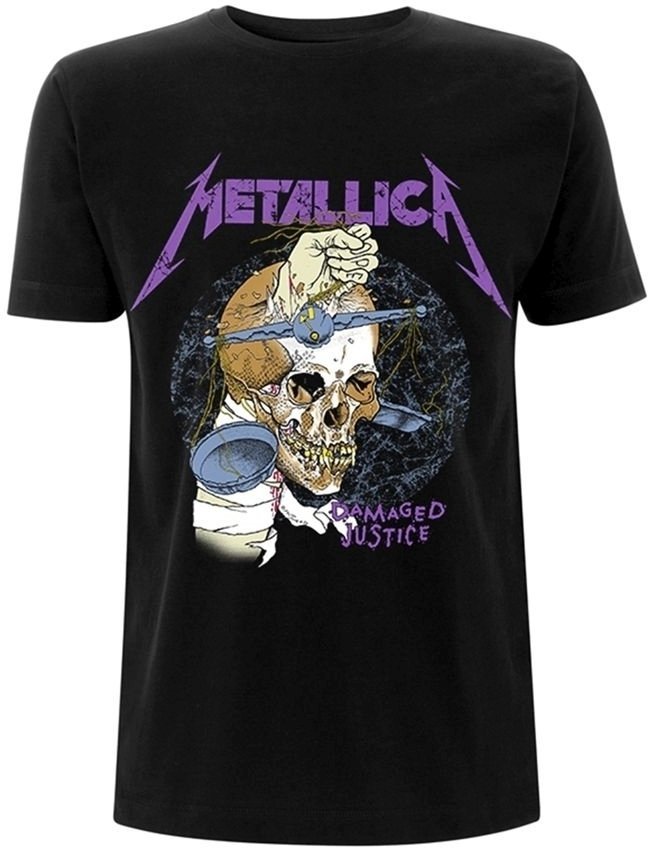 T-shirt Metallica T-shirt Damage Hammer Masculino Black L