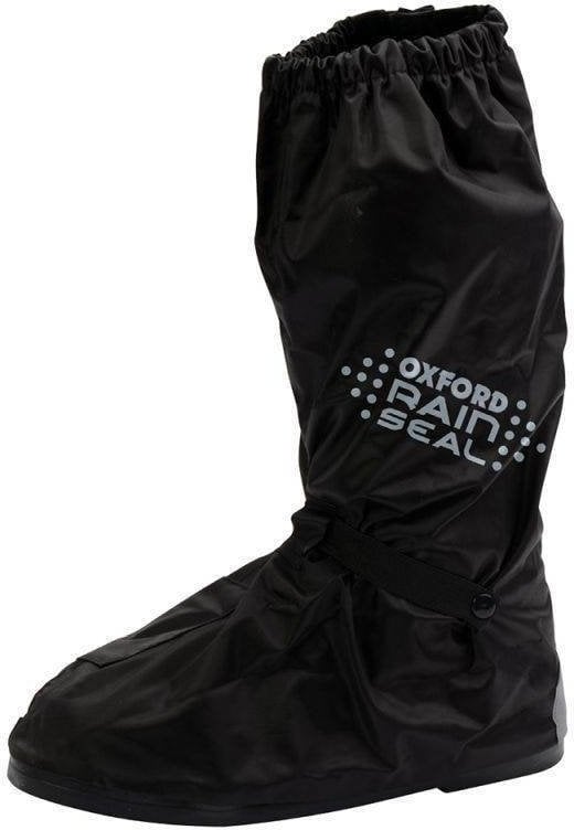 Motorcycle Rain Boots Cover Oxford Rainseal Waterproof Overboots Black L