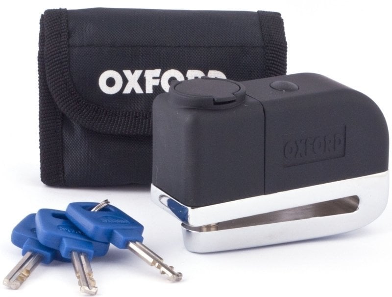 Moto ključavnica Oxford Screamer Alarm Disc Lock Črna Moto ključavnica