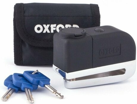 Moto ključavnica Oxford Screamer Alarm Disc Lock Črna Moto ključavnica - 1