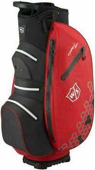 Golf torba Cart Bag Wilson Staff Dry Tech II Red/White/Black Golf torba Cart Bag - 1