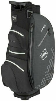 Golf torba Cart Bag Wilson Staff Dry Tech II Black/Black/White Golf torba Cart Bag - 1