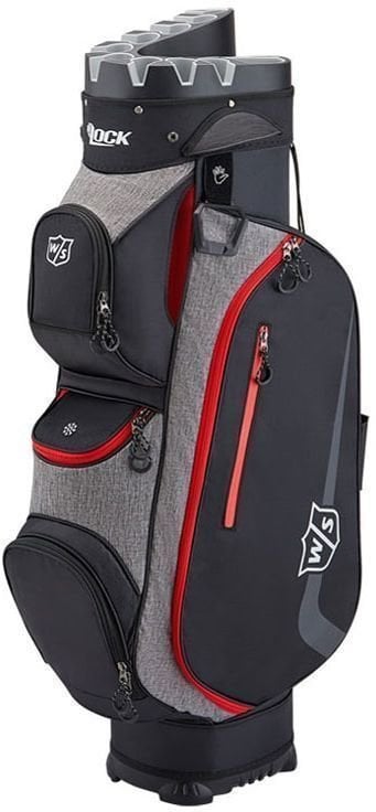 Golfbag Wilson Staff iLock III Black/Grey/Red Golfbag