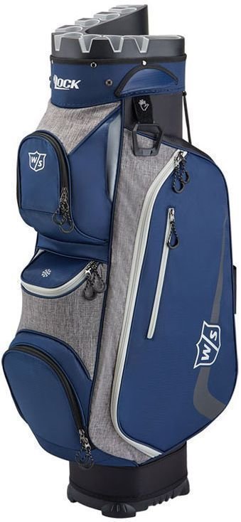 Golf Bag Wilson Staff iLock III Navy/Grey/Grey Golf Bag