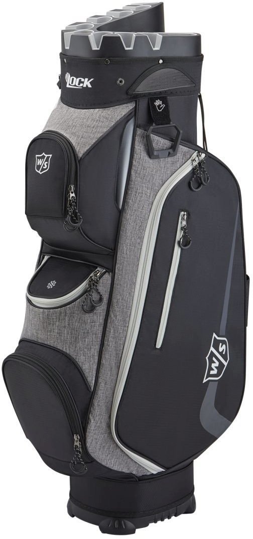 Golfbag Wilson Staff iLock III Black/Grey/White Golfbag