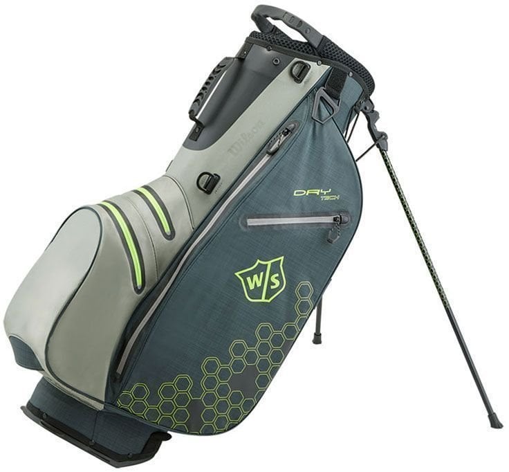 Golftaske Wilson Staff Dry Tech II Grey/Black/Green Golftaske