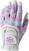 Handschuhe Wilson Staff Fit-All Junior Golf Glove White/Pink Camo Left Hand for Right Handed Golfers
