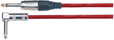 Kabel za instrumente Soundking BC322 20 Crvena 6 m Ravni - Kutni