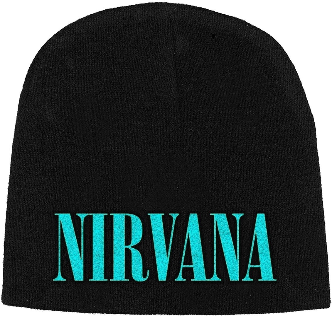 Mütze Nirvana Mütze Logo Schwarz