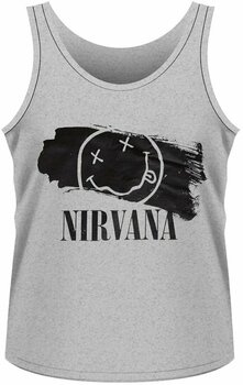 Koszulka Nirvana Koszulka Happy Face Paint Męski Grey 2XL - 1